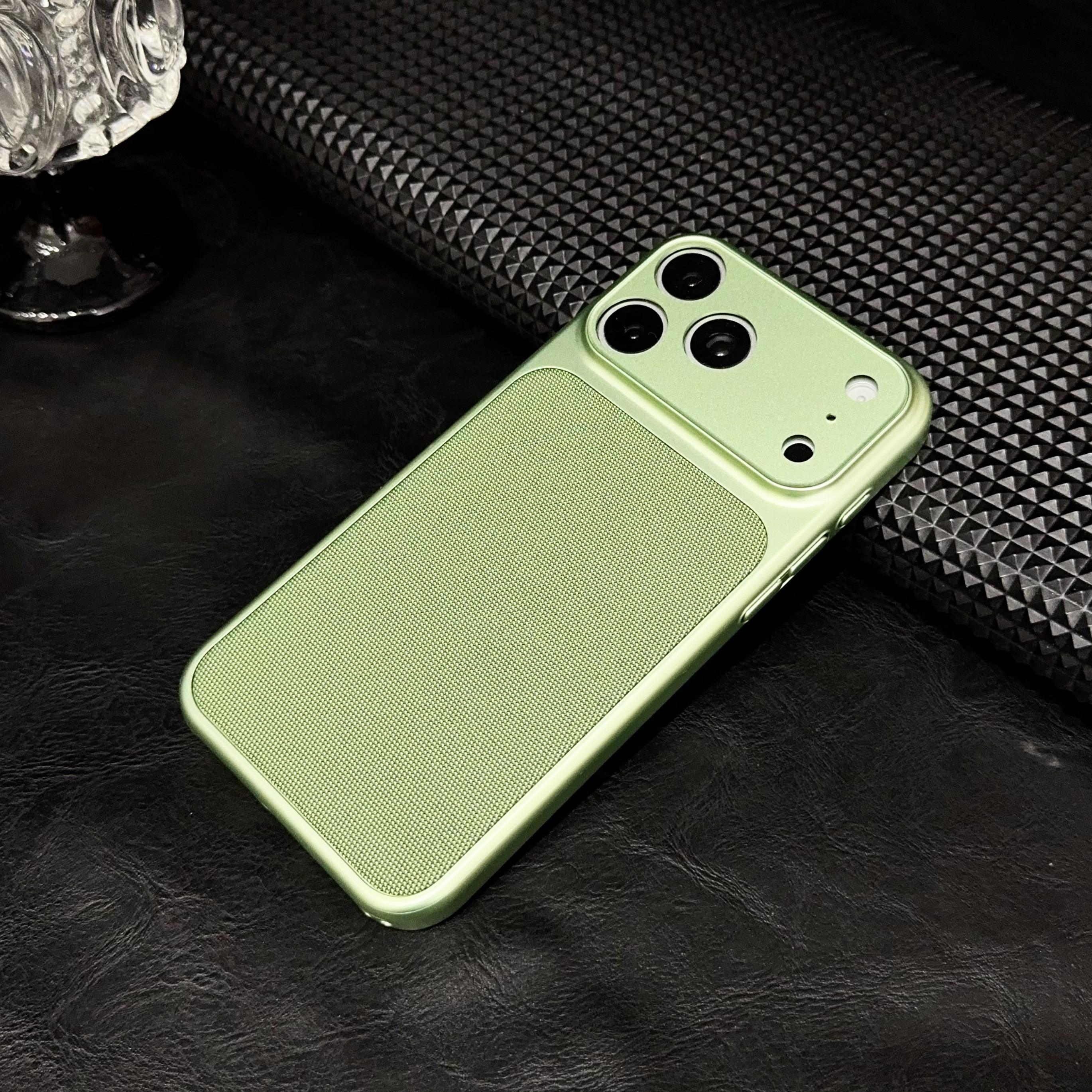 

Тканевый Чехол из Кожи Цвета Tech для iPhone Air 17 16 15 14 13 12 11 Pro Max Матовый Ударопрочный Чехол с Защитой Камеры iPhone 11 Pro Max