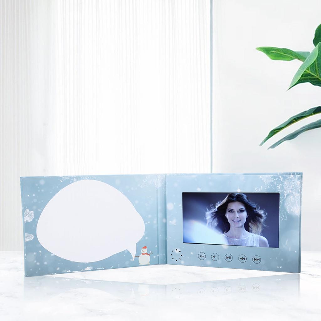Video Greeting Card 7 Inch Rechargeable Digital HD Video Brochure with 2GB Memory for Mother s Day Father s Day Christmas Anniversary