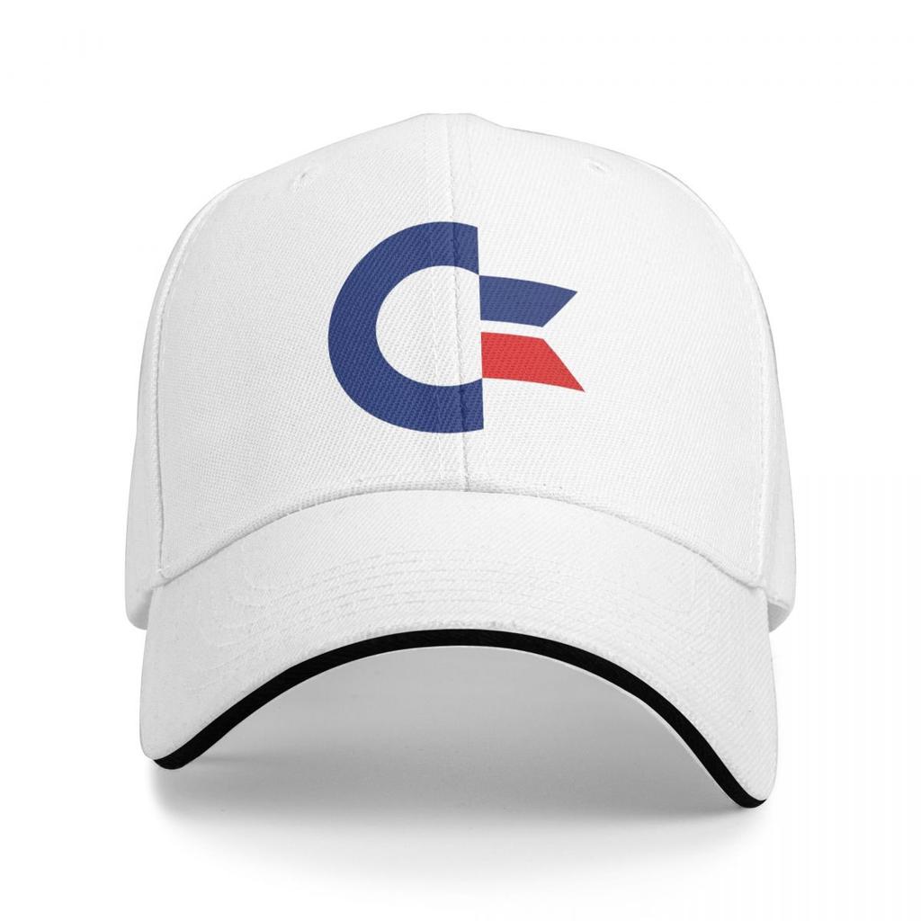 Commodore 64 Logo Baseballkappen Snapback Baseballmützen Atmungsaktiv Lässig Kappe Outdoor Unisex