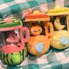Cute Mixed Fruit Keychain Doll Keyring Watermelon Banana