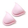 2Pcs Oven Mitt Non-Slip Hanging Ring Anti-scalding Silicone Baking Heat Insulation Hand Clip Holder Kitchen Gadget