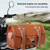 Motorcycle Seat Bag Vintage Motorcycle Back Seat Bag Motorcycle Gear Storage Bag Multifunctional Luggage Bags for Most