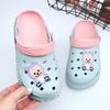 Children's Slippers Boys and Girls Eva Bag Head Cool Slippers Fashion Korean Version Outer Wear Hole Shoes Cartoon Love Parent-child Shoes