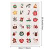 Weihnachtsdekoration Selbstklebend Adventskalender Zahl Papieraufkleber Verpackungsetiketten Weihnachtsetikett