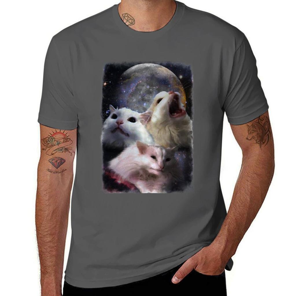 Triple Thurston Moon Cats Tshirt Lightweight Running Sports Tshirt