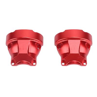 2PCS Cache d'essieu de voiture RC Avant et Arrière Universel Alliage d'Aluminium Protection de Pont Remplacement pour Redcat