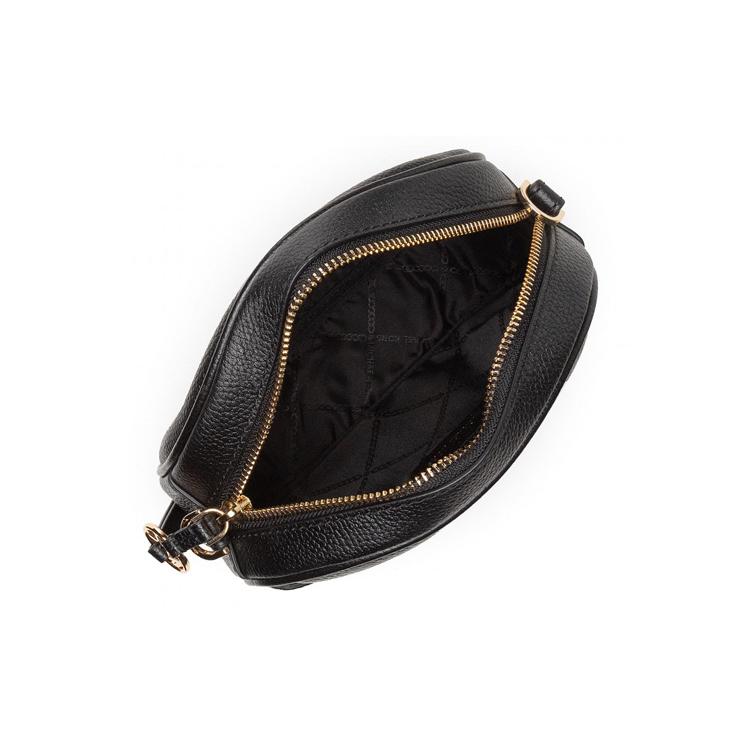 New MICHAEL KORS Jet Set Small Pebbled Leather Convertible Camera Bag 32S1GT9C0L-001