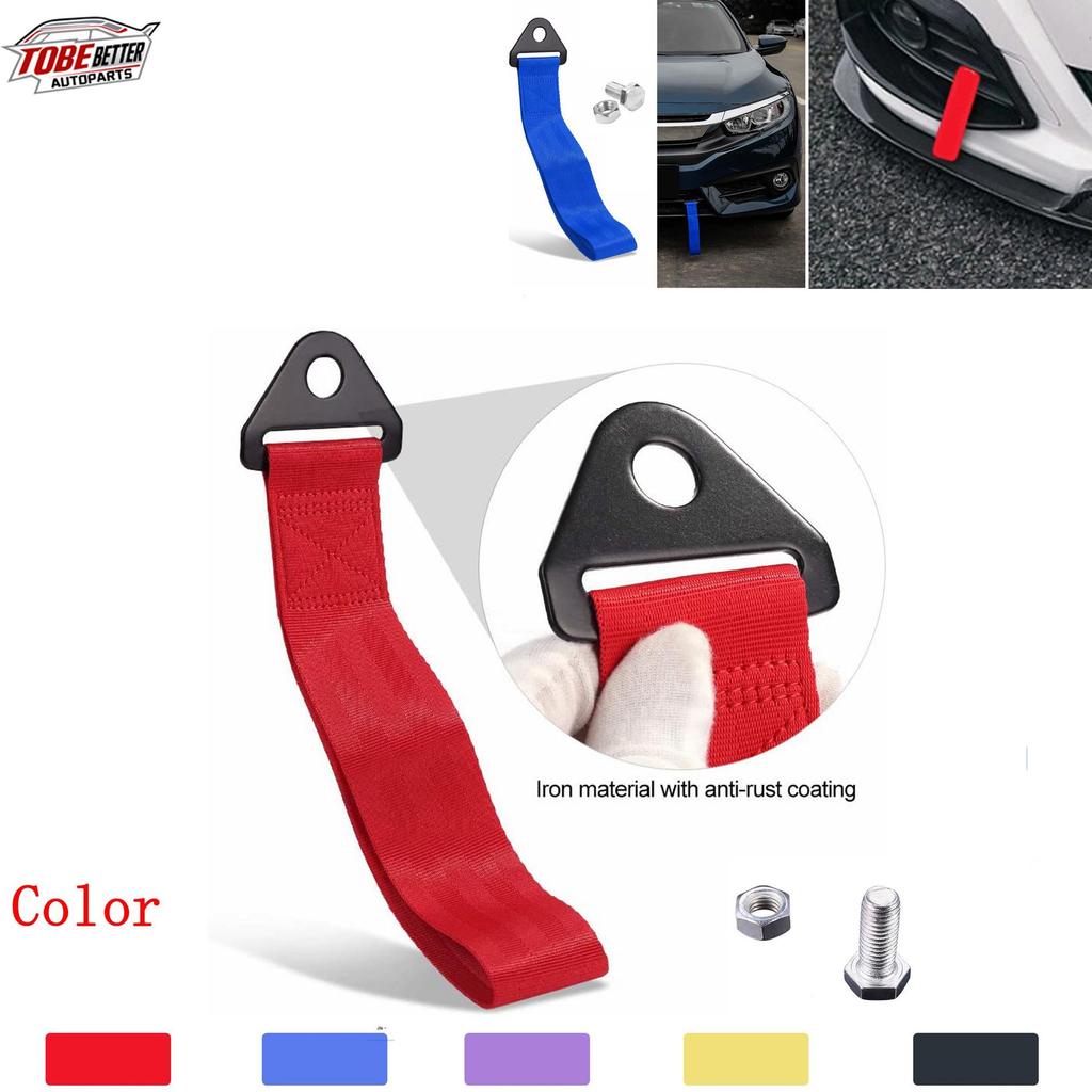 Universal 24.5cm High-Quality Racing Tow Strap - Exterior Decoration Auto Parts