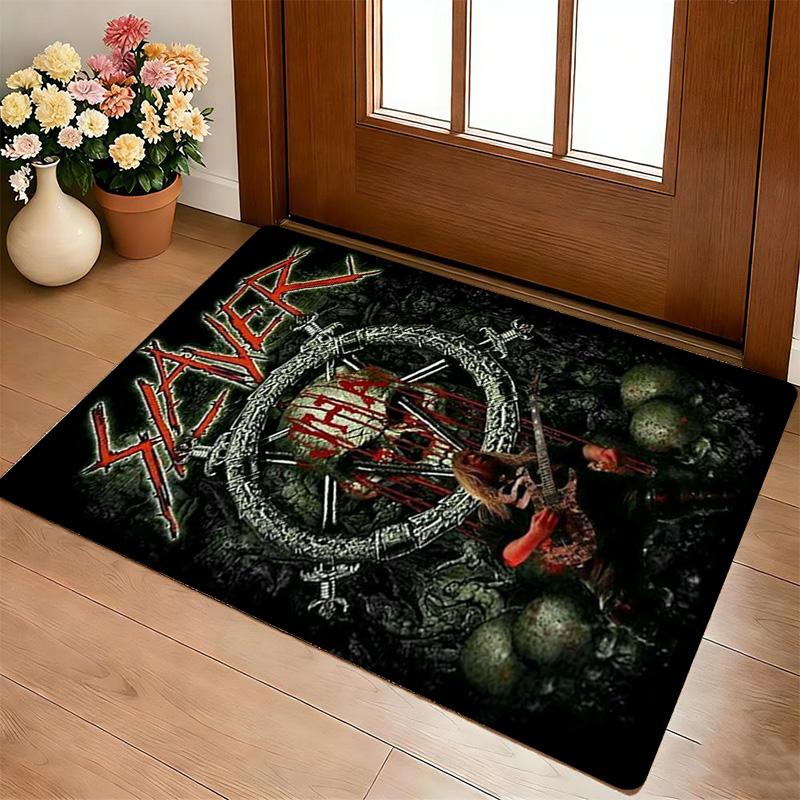 Slayer Metal Living Room Nonslip Area Rug Soft Carpet For Bedroom Game Playroom Sofa Office Home Decor Doormat Christmas Gift C9302227