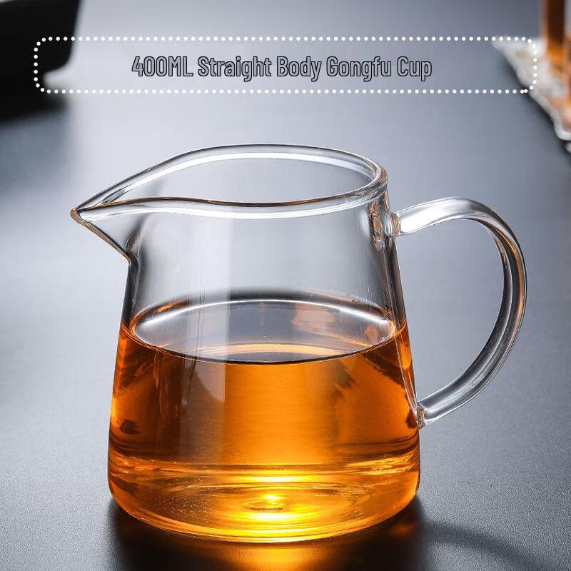 Shangqi Thickened Glass Fair Cup Tea Set