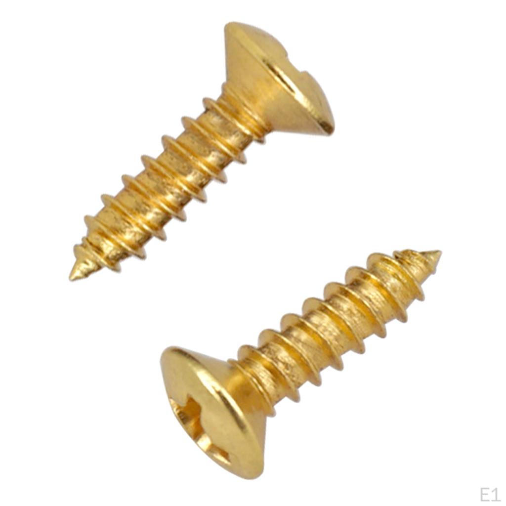 50 șuruburi de montare pickguard pentru chitară pentru piese ST