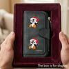 Christmas Penguin Unique Large Capacity Men's Wallet With Business Card Slot Cash Pocket Perfect For Formal Occasions Office Use Ideal Holiday Gift