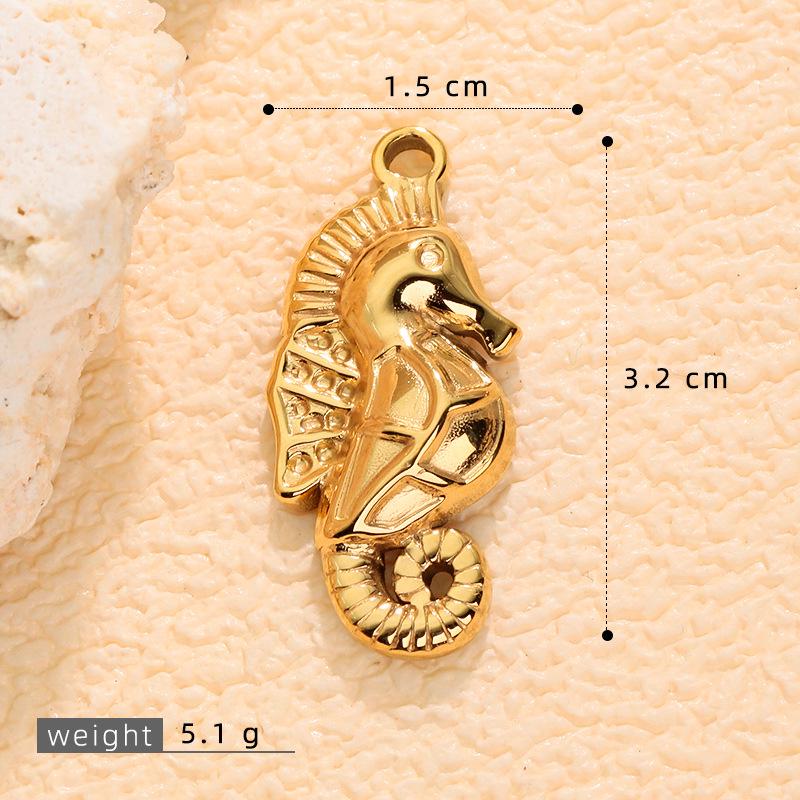 Ocean Series: Seahorse, Mermaid, Seashell, Dolphin, Conch DIY Bracelet & Necklace Charms