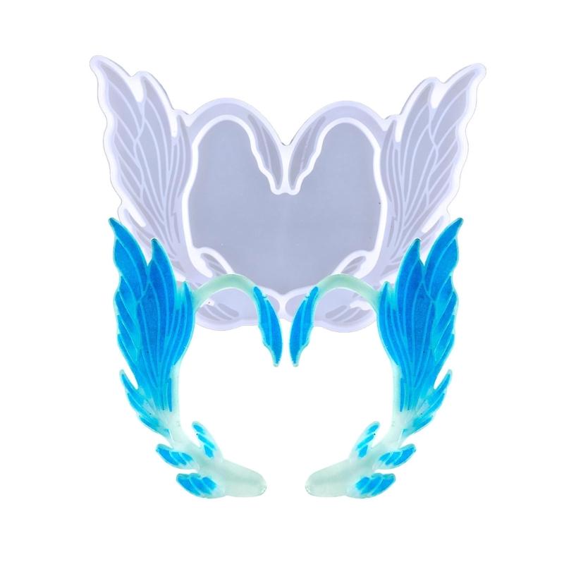 Silicone Molds for Earring Making Angel Wings Shape Earring Resin Epoxy Casting Mold Fashion Jewellery Making Molds