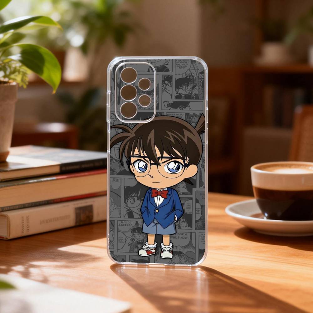

Famous D-Detective boy C-Conan-es Phone Case Transparent Silicone Soft For Samsung S25,S24,S21,S22,S23,S30,Ultra,S20,Plus,Fe Samsung S21plus