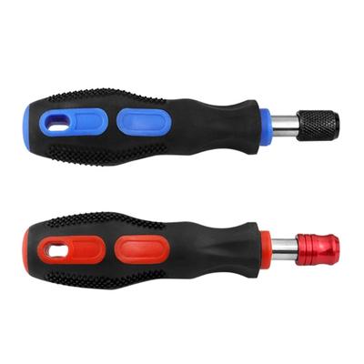 Porte-embouts Magnétique Multifonction à Manche de 6,35 mm Ratchet Ergonomique Antidérapant pour Embouts Tournevis