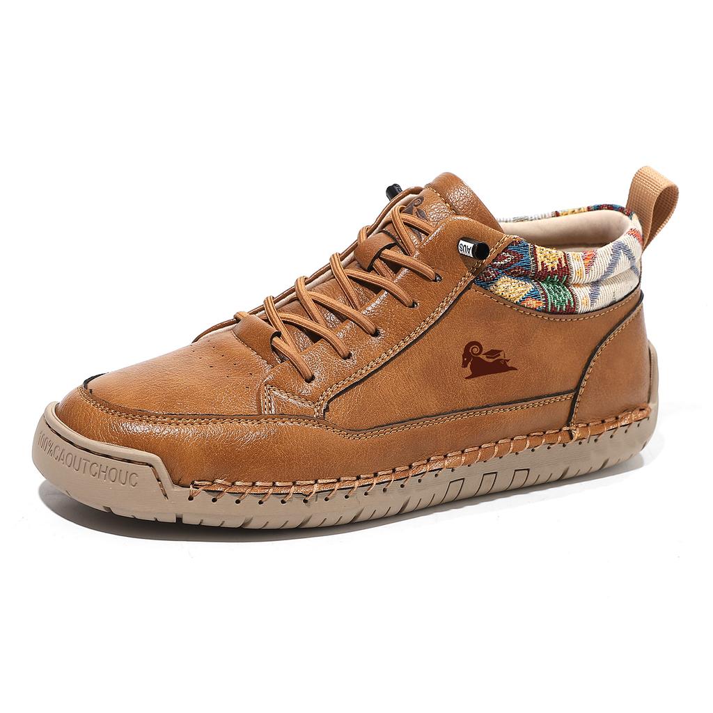 New Large Size Men's and Women's Medium Help Martin Boots Outdoor Casual Shoes Tooling Stitching Men's Shoes 9882