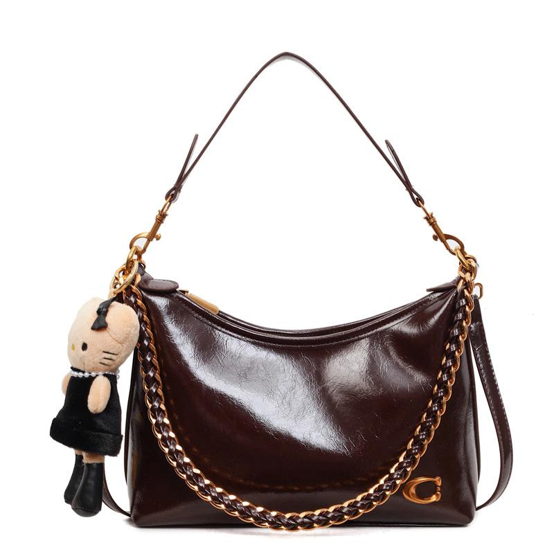 Wysokiej klasy Torba Retro, Mała Torba na Ramię dla Dojeżdżających, Mała Torba Crossbody dla Dojeżdżających, Mała Kwadratowa Torba