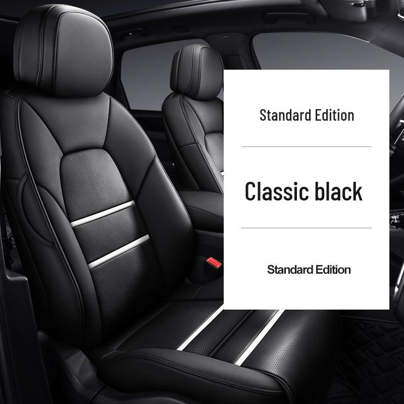 

Mercedes-Benz C/E/GLC/A-Class Leather Seat Covers – Full Surround, All-Season Cushion Custom 5-Seater Full Faux Leather