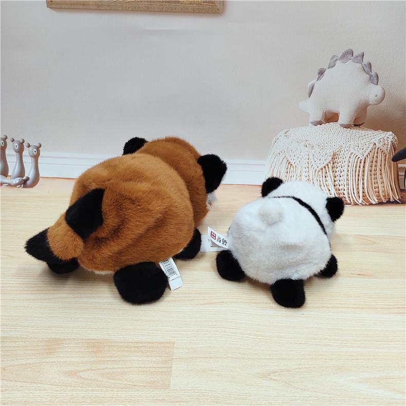 Dwustronna pluszowa zabawka: Panda, Koala, Leniwiec i Dinozaur – Uroczy, Kreatywny, Kojący Prezent Lalka.