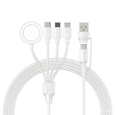Nový magnetický bezdrátový nabíjecí kabel 4 v 1 pro iWatch a mobilní telefony - Rychlé nabíjení, Více možností