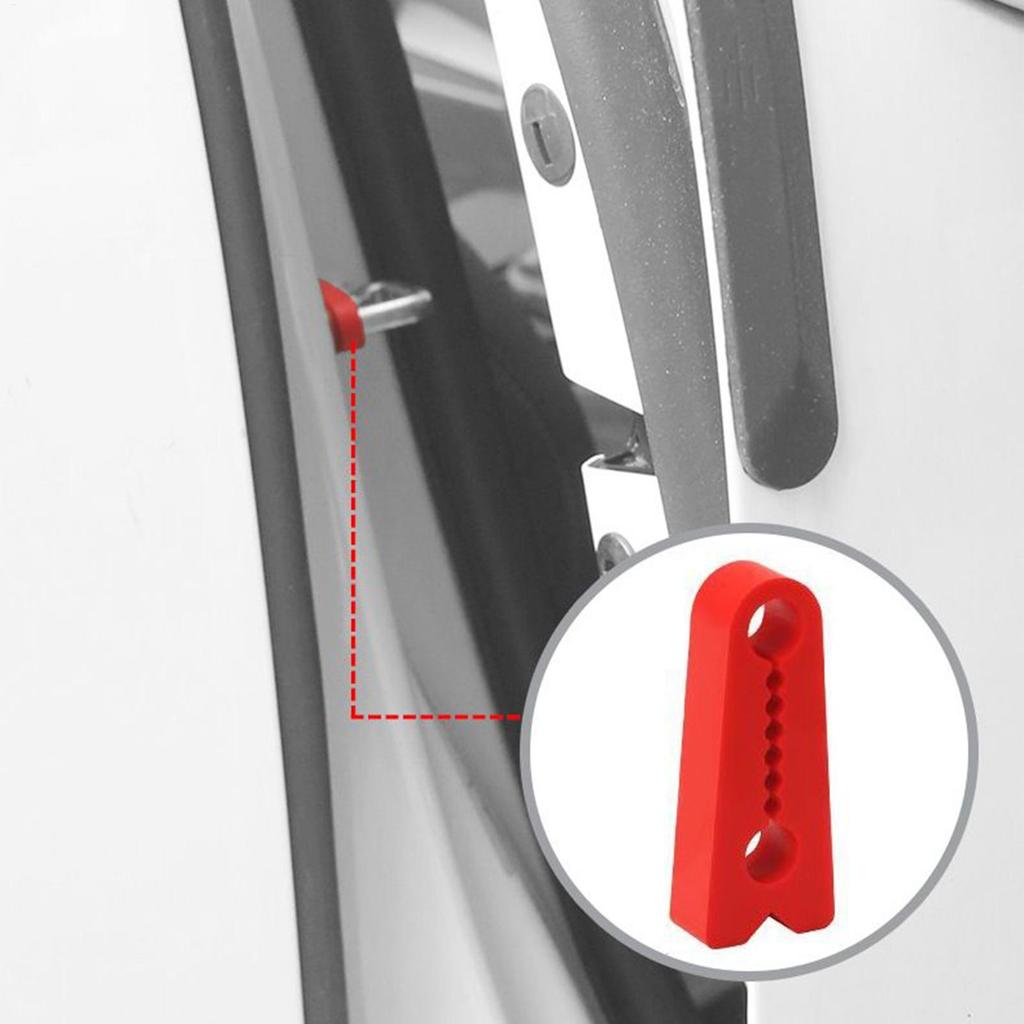 4pcs Auto Door Buffer Pads Quiet Shock Absorber Vehicle Door Stopper for Smooth Opening & Closing, Car SUV RV Driving Comfort