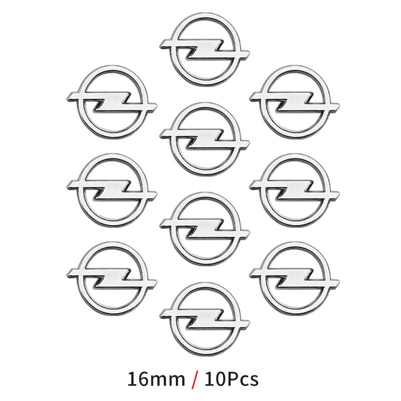 16mm ABS Car Remote Key Stickers Decoration Emblem Decal For Opel Insignia Astra J F Antara Meriva Zafira H G Corsa Accessories