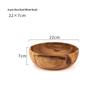 ZISIZ Solid Acacia Wood Bowl
