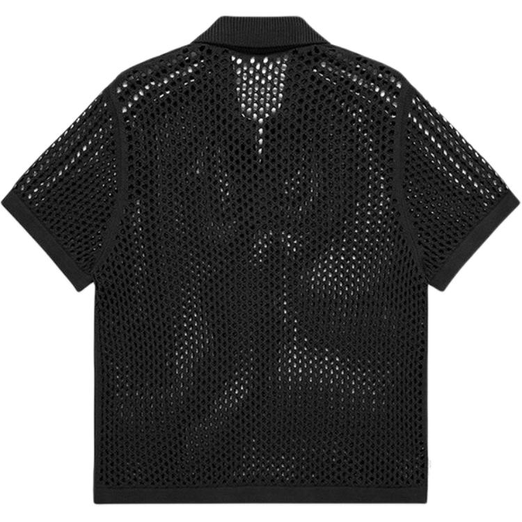 Adidas X Edison Chen Häkel-Poloshirt Anthrazit Unisex Streetwear JE9593