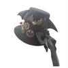 Punk Retro Lolita Top Hat Devil Bat Wings Bow Lace Streamer Gear Gay Party Performance