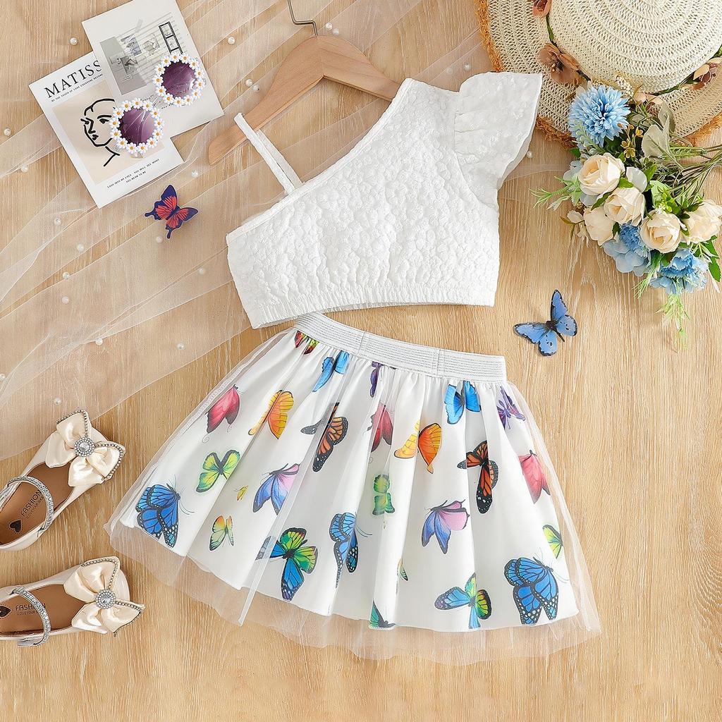 Summer 2025 Trendy Mesh Skirt for Girls - Foreign Style