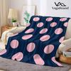 Marineblau Pink Gepunktet Flanelldecke Warm Weich Halloween Weihnachten Dekorative Couch Warm Gemütlich Ganzjahresgeschenk