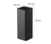 Yamazaki Magnetic Handy Wiper x x Floating Easy 5448 Holder, Black, Approx. W6.3 D6.3 H16cm, Tower, Storage, Installation,