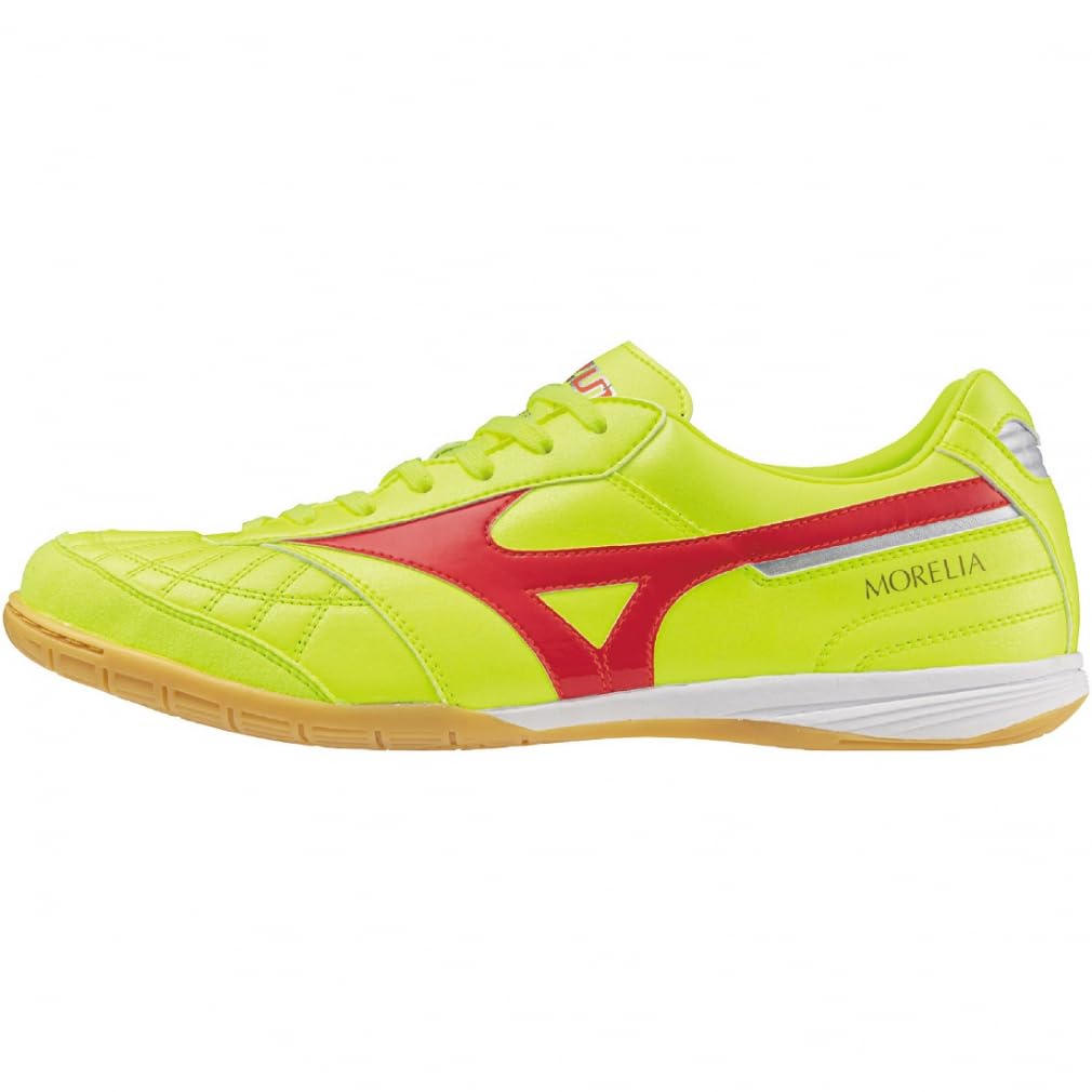 

[MIZUNO] Унисекс Morelia Sara JP IN 45 Желто-красные тренировочные кроссовки для футзала