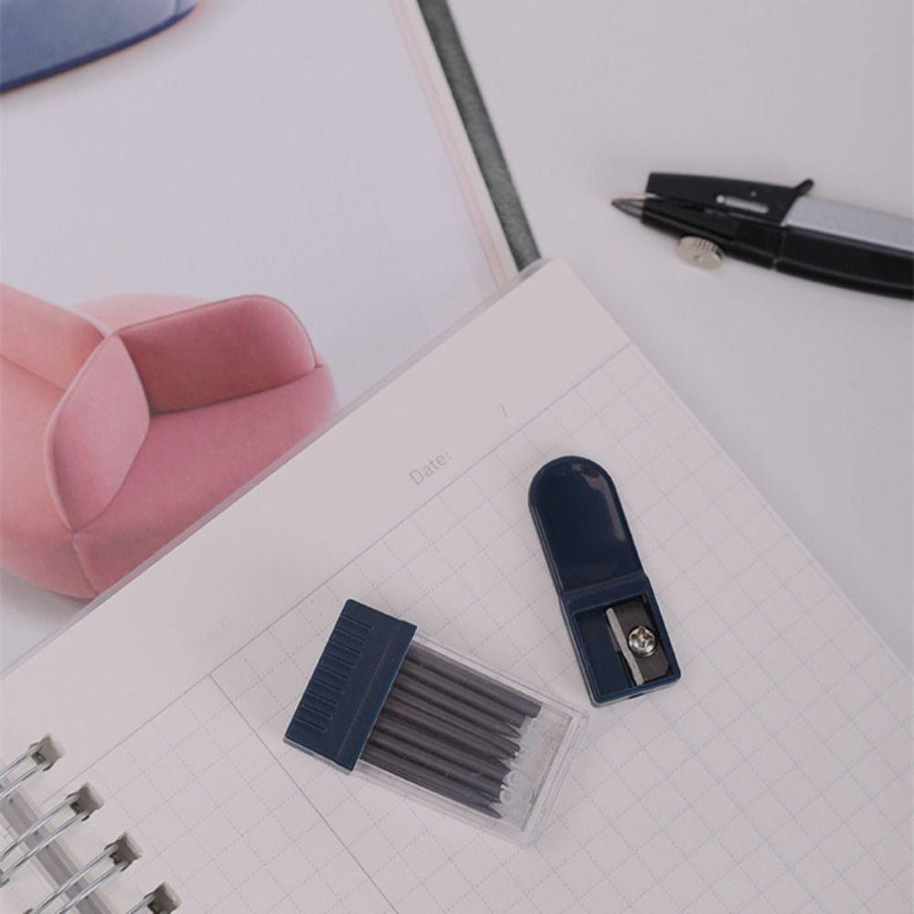 Drafting Tool Compass Pencil Lead Replacement 2mm Pencil Sharpener Compass Core  Students Drafting