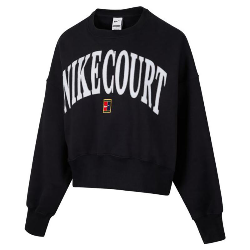 

Nike Письмо Мягкий Удобный Универсальный Свитшот с Круглым Вырезом и Длинным Рукавом Женский свитшот Черный HQ0352010 XL