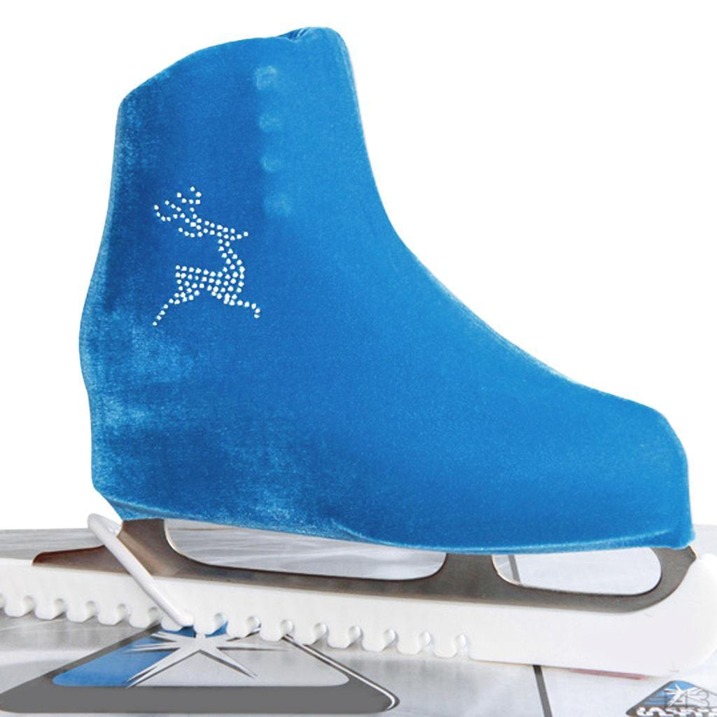 1 Pair Figure Ice Skate Boots Cover Overshoes Wrap with Qualified Opening