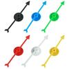6PCS Brinquedo Infantil Plástico Rotativo Ponteiro de Seta Jogo de Tabuleiro Seta Spinner Seta Acessórios de Jogo