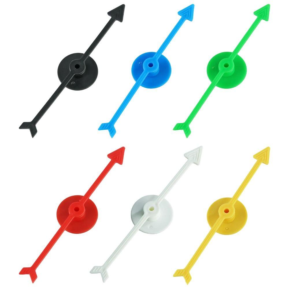 6PCS Children's Toy Plastic Rotating Arrow Pointer Board Game Arrow Spinner Arrow  Game Accessories