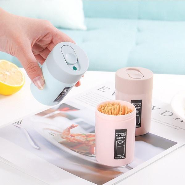 Plastic Toothpick Holder Toothpick Container Dispenser Toothpick Box