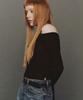 INSTANTFUNK One-Shoulder Diagonal Knit