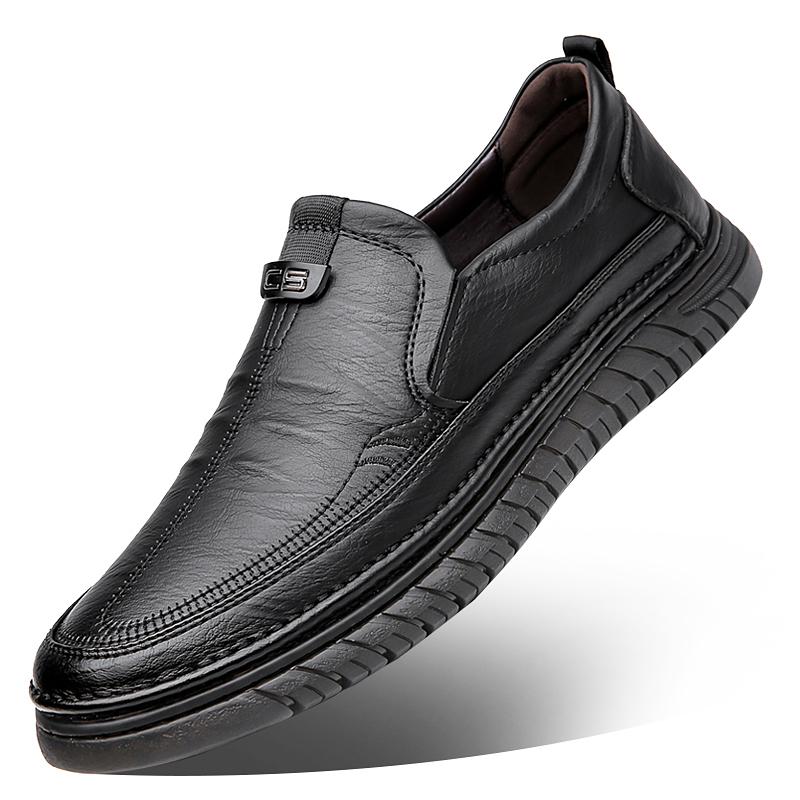 Retro Penny Loafer Genuine Cow Leather Classic Shoes Sewing Comfortable Men Casual Slip-on Club Party Shoe Spring Summer