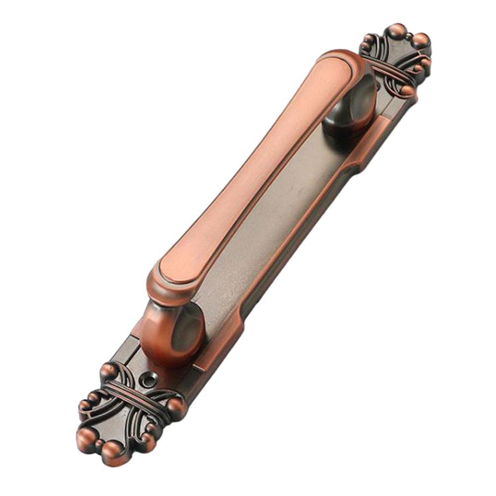 Klamka do drzwi Europejska Antyczna Drewniana Odsłonięta Klamka do Drzwi Przesuwnych Popychano-ciągnąca Do Mebli Szafek Szuflad Garderób Okucia