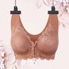 Plus Size Lace Front Closure Wirefree Women S Vest Style Bra