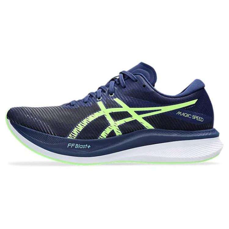 ASICS Magic Speed 3 Blue Expanse Illuminate Green Men s 1011B703-401 EU 42.5