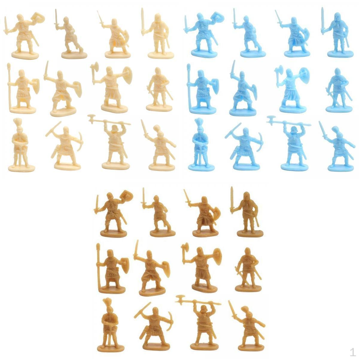 

1:Масштаб 72 Средневековый Рыцарь Солдат И Макет Диорамы