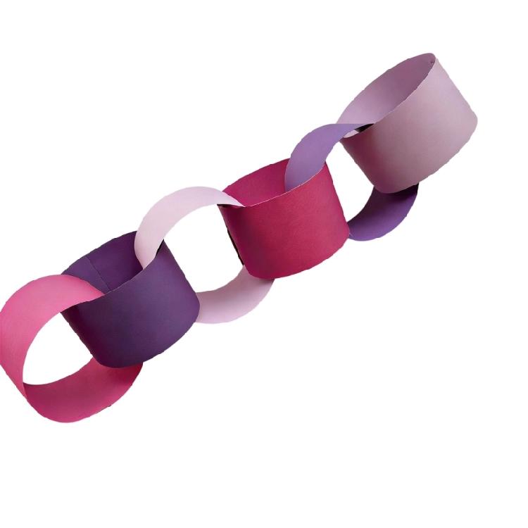 100Pcs Cheerful Rainbow Paper Chains Safe And User Friendly For Children Birthday Parties And Classroom Decors