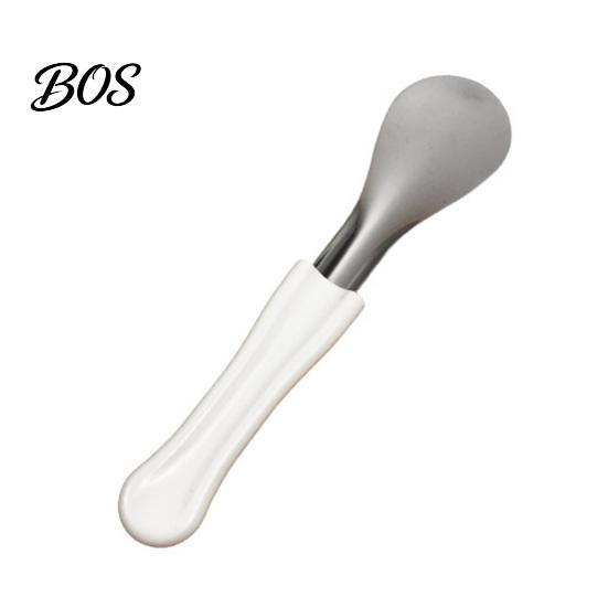 Spatola per Crema, Paletta per Ghiaccio in Acciaio Inossidabile 304, Strumento per Dessert a Forma di Rosa con Manico Antiscivolo, per Gelato, Frullati, Budino, Lavabile in Lavastoviglie