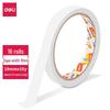 Deli Double-sided Adhesive Tape 18mm x 9.1m, 16 Rolls