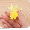 Artificial Goldfishes Rubber Aquarium Floating Fish for Aquarium Fish Tank Decoration Mixed Color 6. 5cm